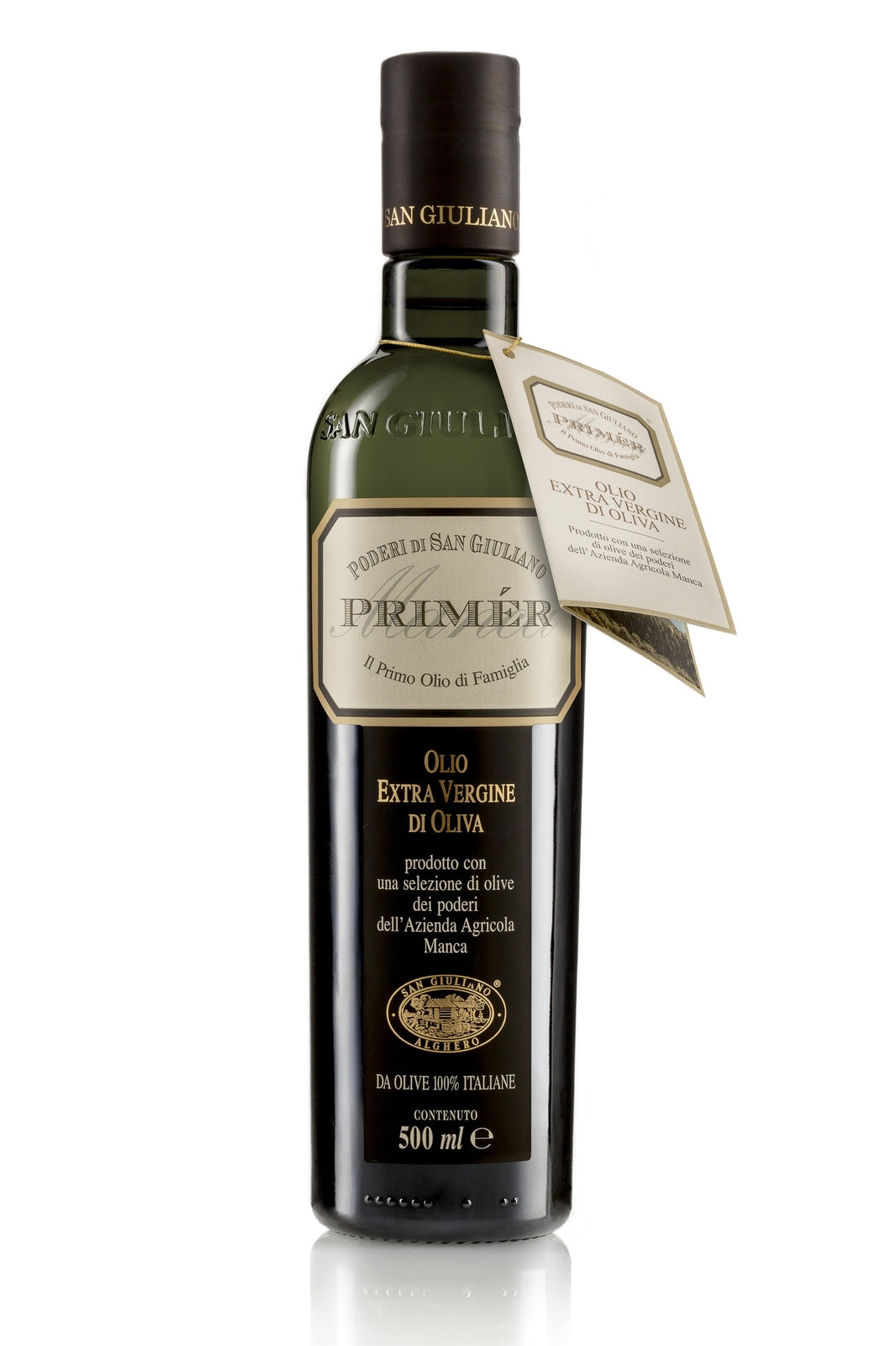 San Giuliano „Primer” Extra Szűz Olívaolaj – A szezon első, díjnyertes szürete (500 ml)